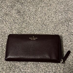 Kate Spade Dark Brown Leather Wallet